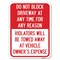 Signmission Do Not Block Driveway at Anytime for ANY Reason Violators Will Be Towed Away at Owner, A-1824-24175 A-1824-24175 - alternate 1